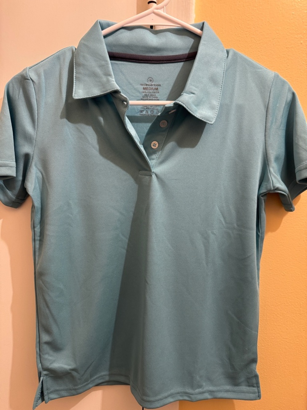 Kids' Light Teal Polo Shirt - Classic Short Sleeve